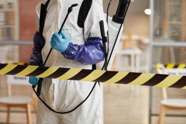 Professional Infectious Disease Decontamination technician working in Lebec, CA